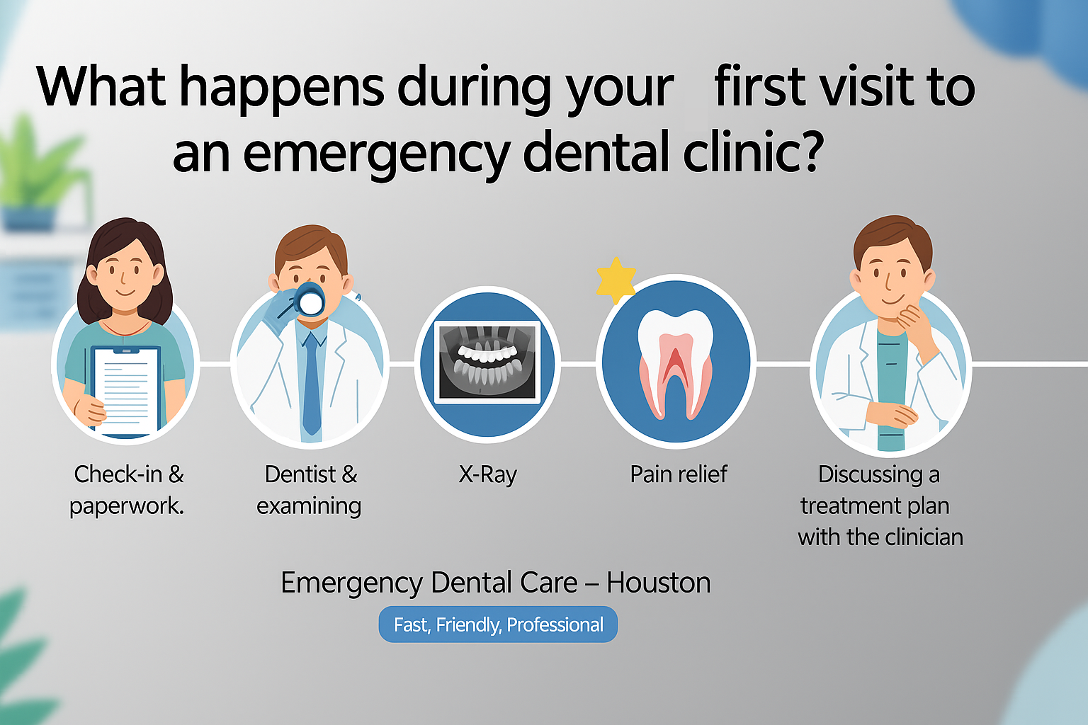 What Happens During Your First Visit to an Emergency Dental Clinic